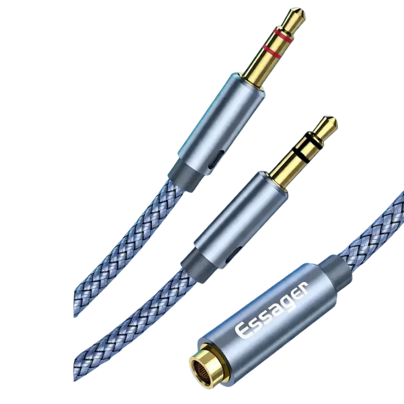 Splitter 3.5mm Female to Male Aux Cable